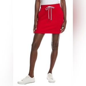 NWOT Cotton Citizen Women's Cherry Red 100% Cotton Brooklyn Skirt